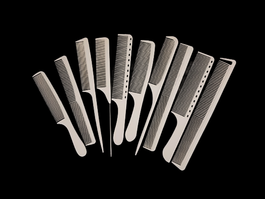 [10-Pack] Hair Combs Detangle Straight Hair Brushes Pro Salon Styling