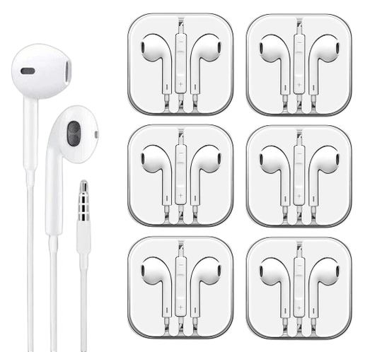 [60-Pack] Wired Headphones Earbuds, Plug And Play Corded Headset